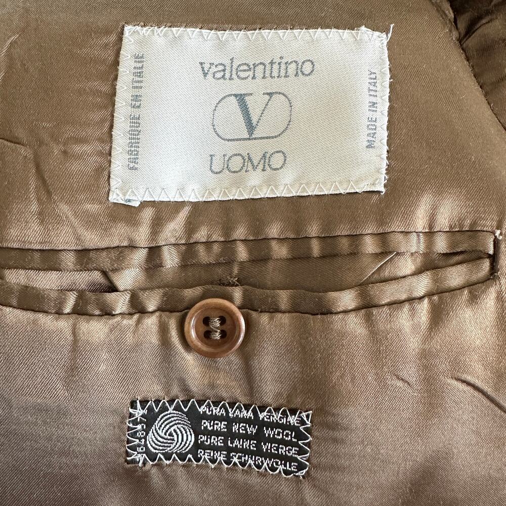 VALENTINO Vintage 1980's Wool Maxi Coat Size IT40 - Picture 3 of 16